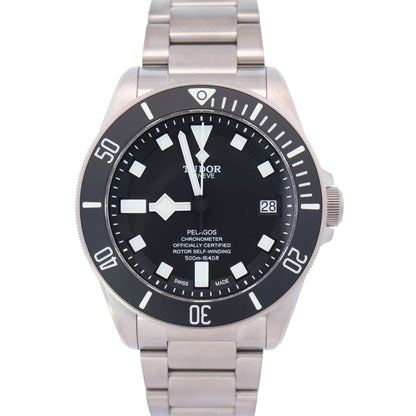 Tudor Pelagos 42mm Black Dial Watch Ref# 25600TN - Happy Jewelers Fine Jewelry Lifetime Warranty