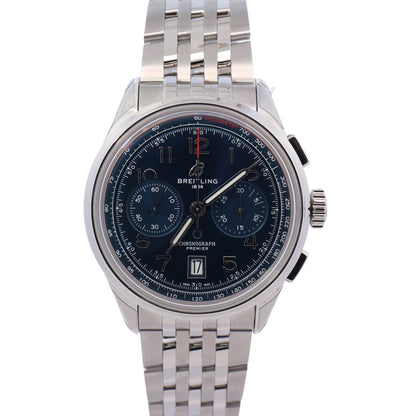 Breitling Premier 42mm Blue Dial Ref# AB0145171C1A1