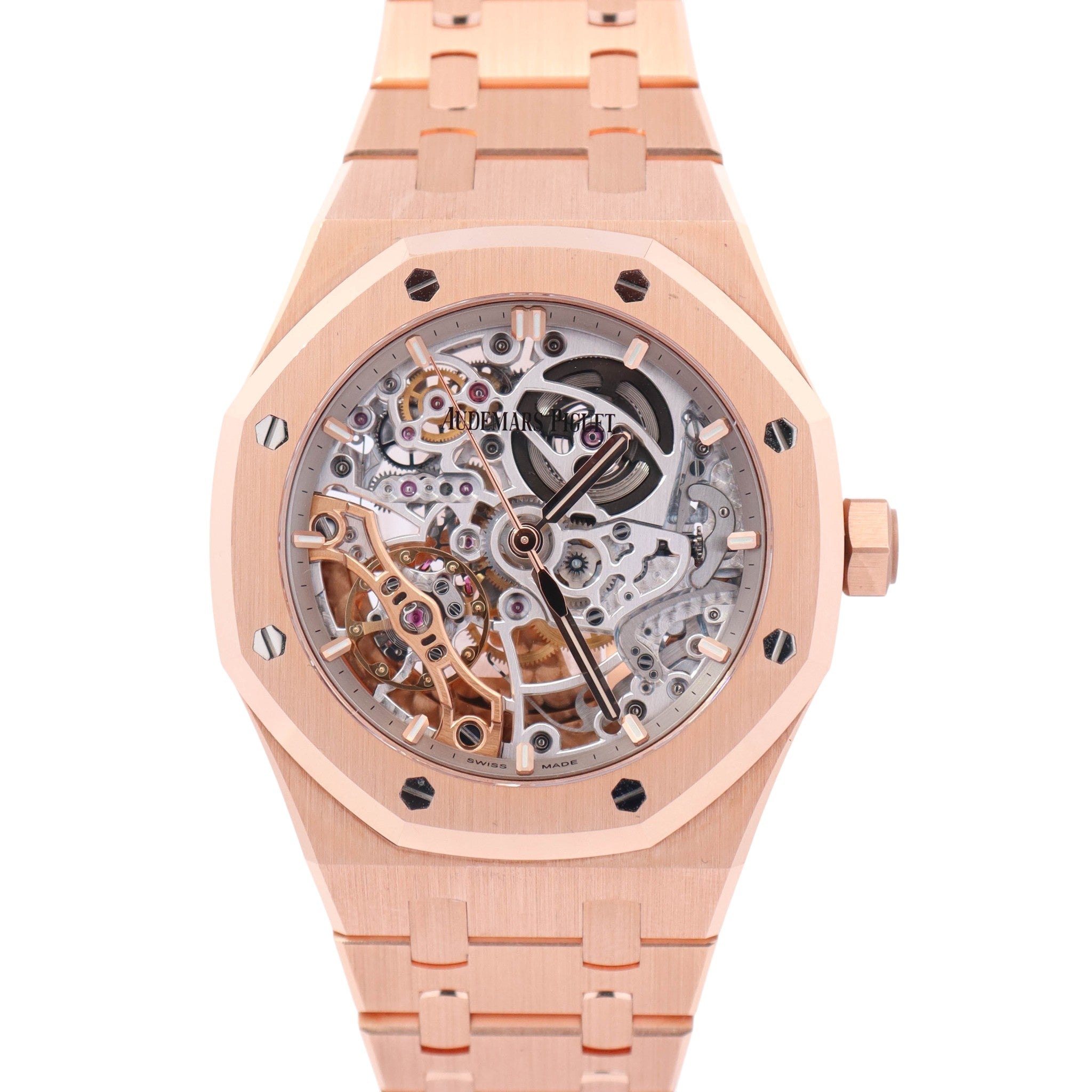 Audemars Piguet Royal Oak 37mm Open Work Dial Watch Ref# 15467OR.OO.1256OR.02 - Happy Jewelers Fine Jewelry Lifetime Warranty