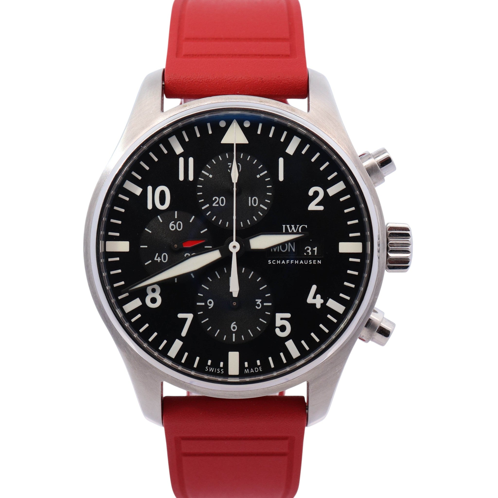IWC Pilots 43mm Black Dial Watch Ref# IW377709