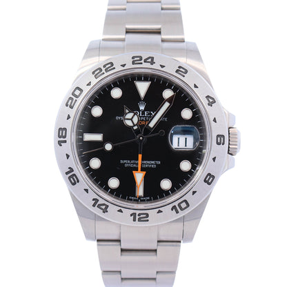 Rolex Explorer II 42mm Black Dot Dial Watch Ref# 216570