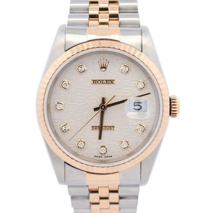 Rolex Datejust 36mm White Dial Watch Ref# 16233 - Happy Jewelers Fine Jewelry Lifetime Warranty