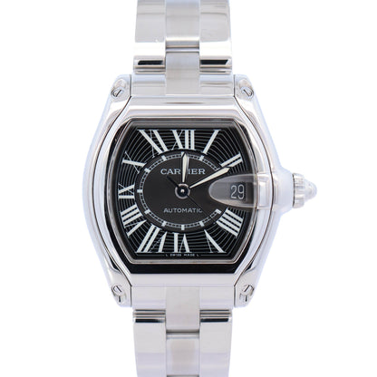 Cartier Roadster 37mm Black Dial Watch Ref# W62041V3 - Happy Jewelers Fine Jewelry Lifetime Warranty