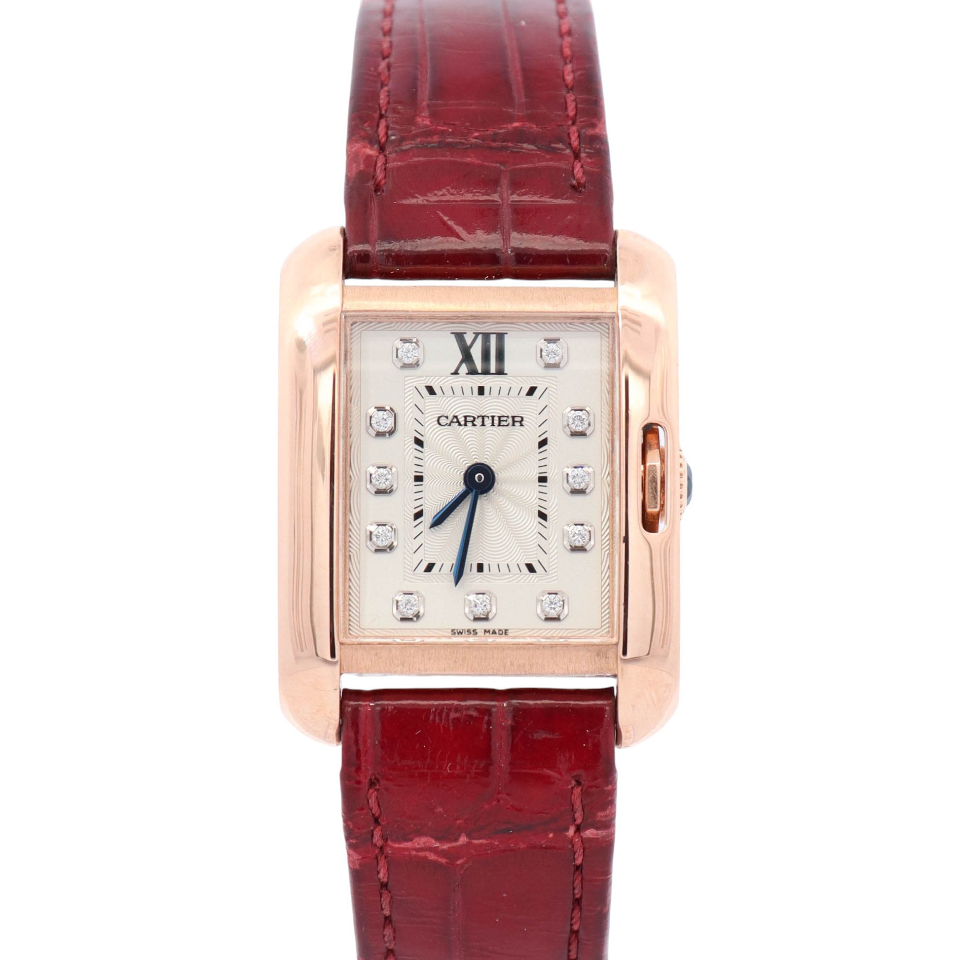 Cartier Tank 30mm Silver Dial Watch Ref# WJTA0007