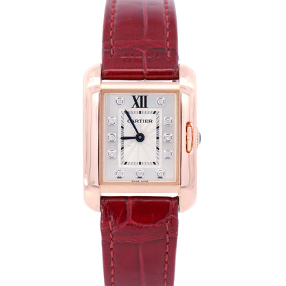 Cartier Tank 30mm Silver Dial Watch Ref# WJTA0007