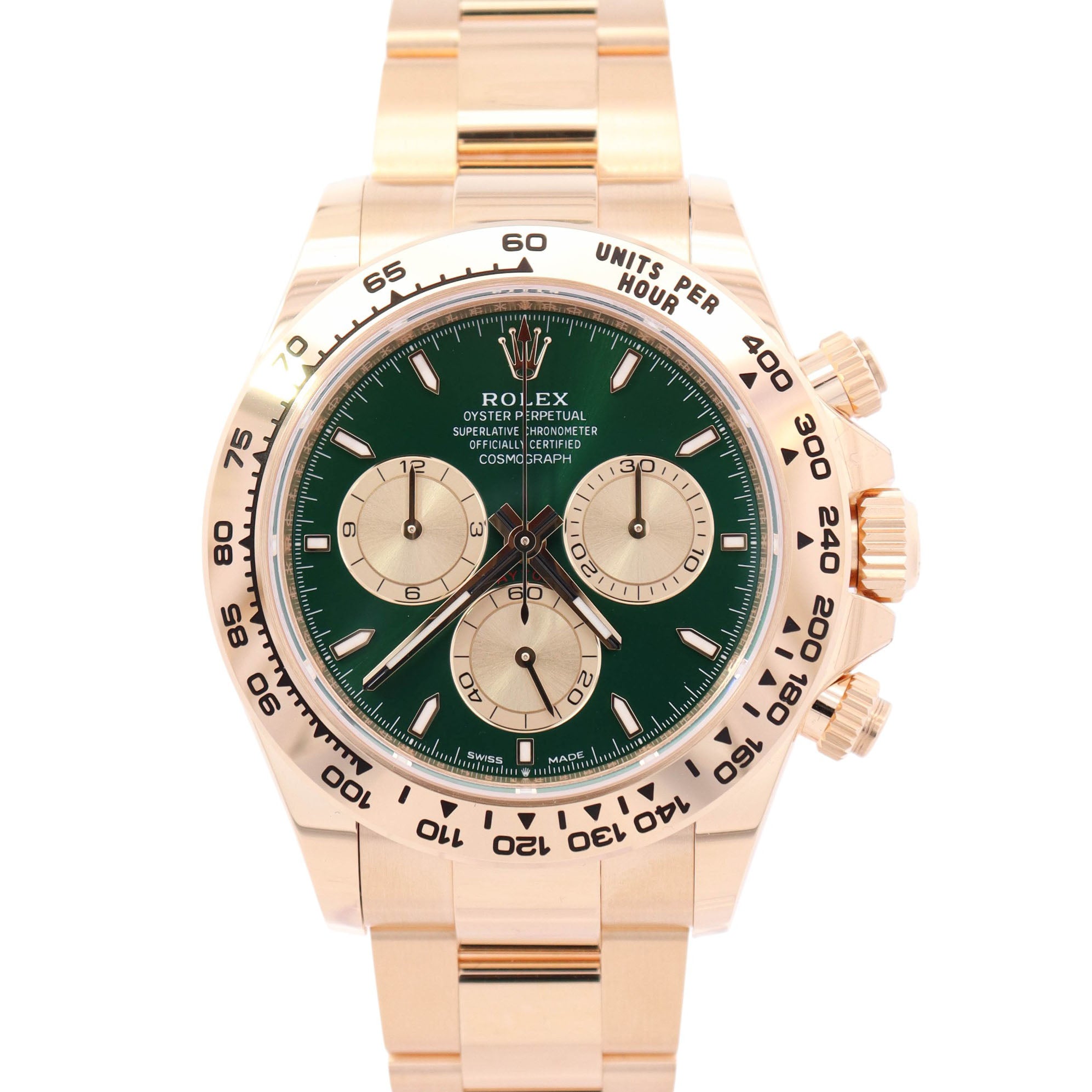 Rolex Daytona 40mm Green Dial Watch Ref# 126508