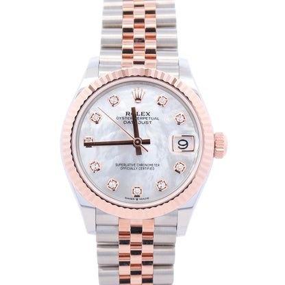 Rolex Datejust 31mm Mother Of Pearl Dial Watch Ref# 278271