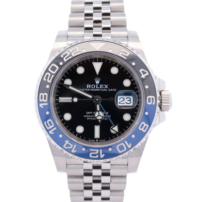 Rolex GMT-Master II 40mm Black Dial Watch Ref# 126710BLNR