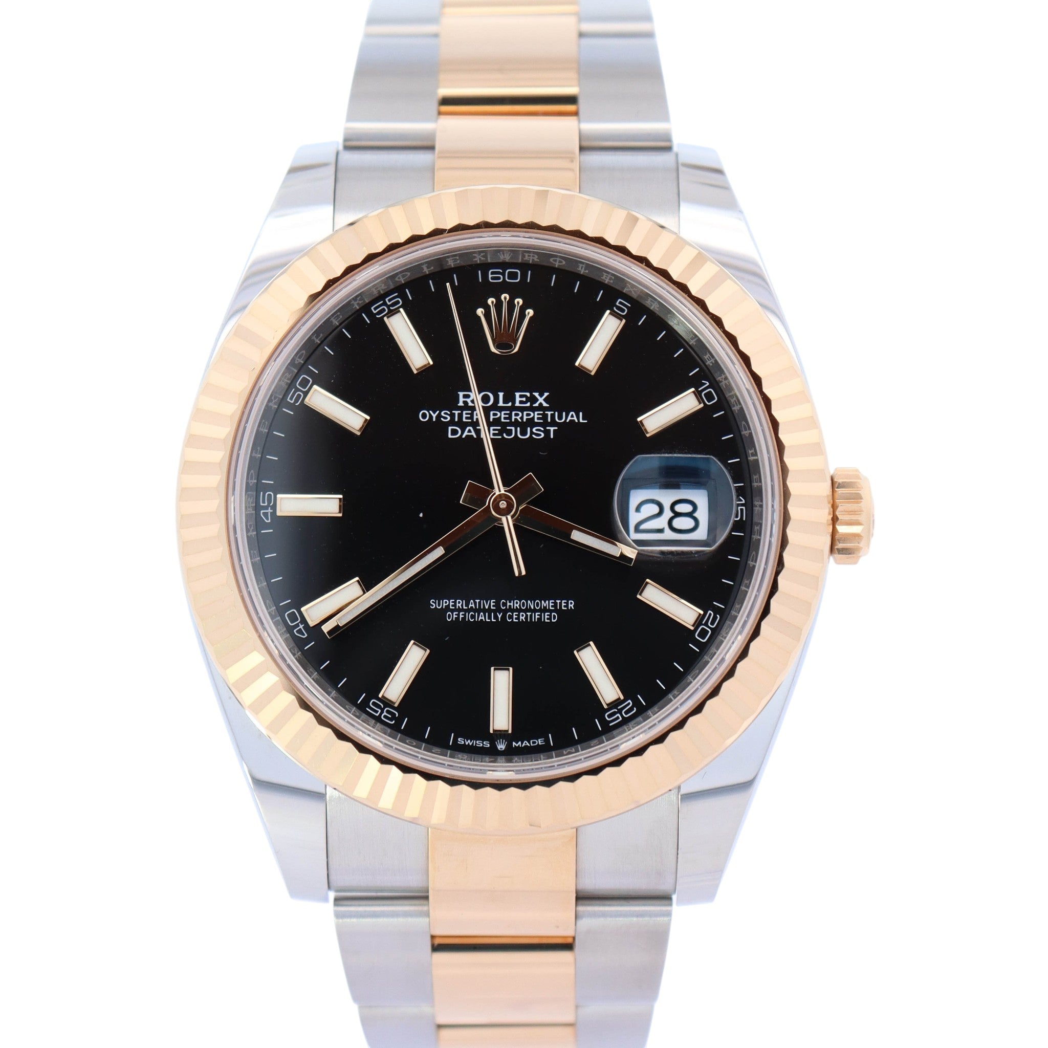 Rolex Datejust 41mm Black Dial Watch Ref# 126333