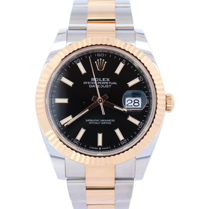 Rolex Datejust 41mm Black Dial Watch Ref# 126333