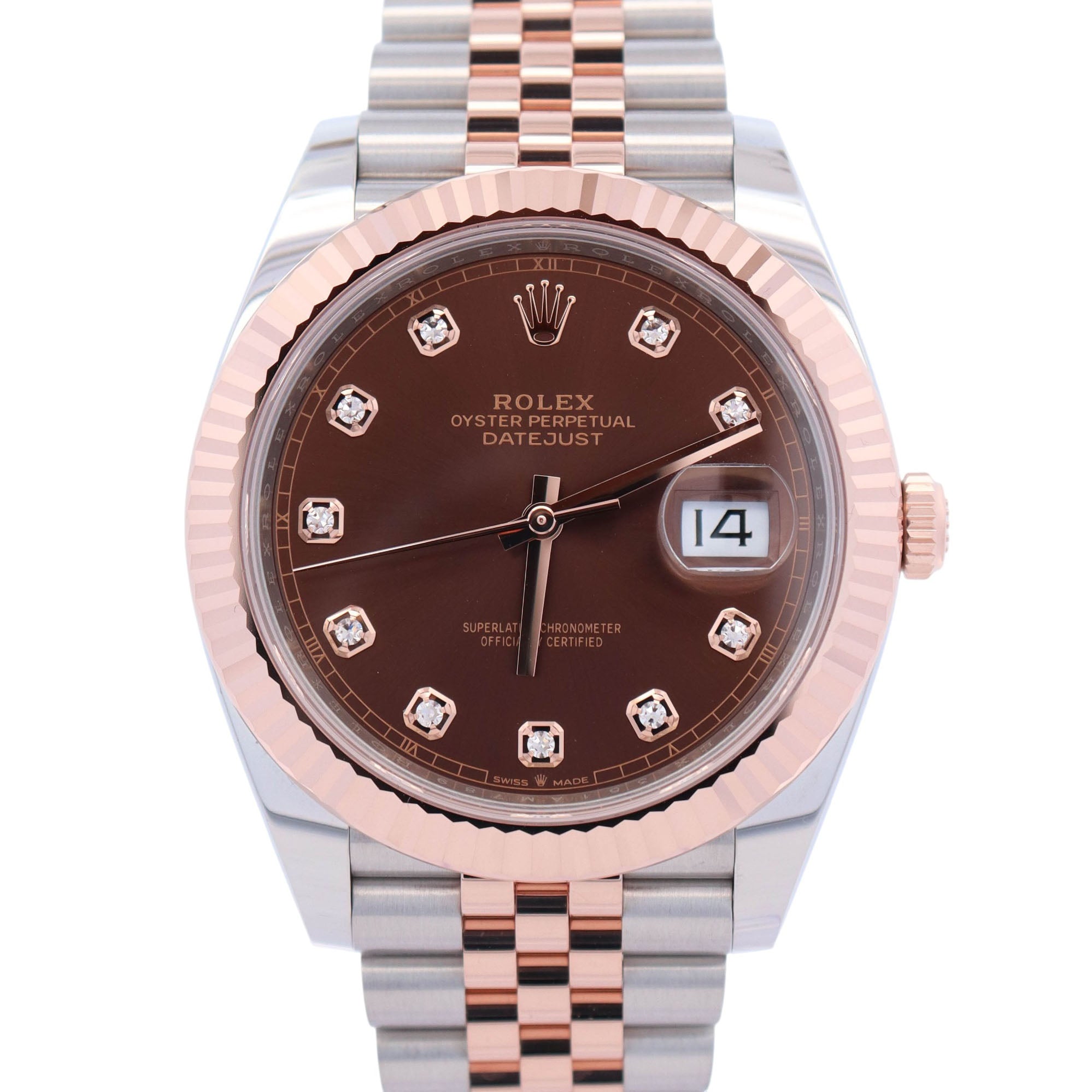 Rolex Datejust 41mm Chocolate Dial Watch Ref# 126331 - Happy Jewelers Fine Jewelry Lifetime Warranty