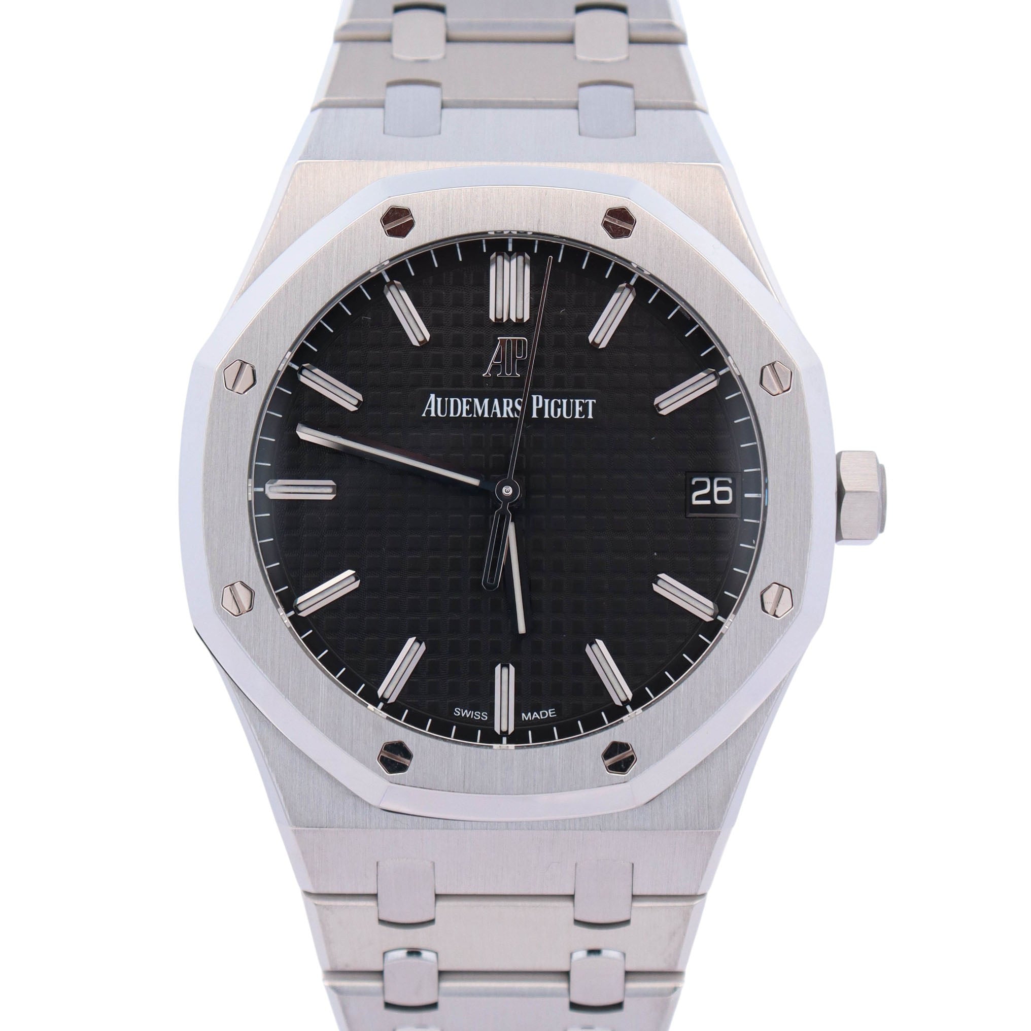 Audemars Piguet Royal Oak 41mm Black Dial Watch Ref# 15500ST.OO.1220ST.03