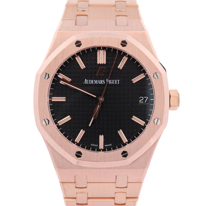 Audemars Piguet Royal Oak 41mm Black Dial Watch Ref# 15500OR.OO.1220OR.01 - Happy Jewelers Fine Jewelry Lifetime Warranty