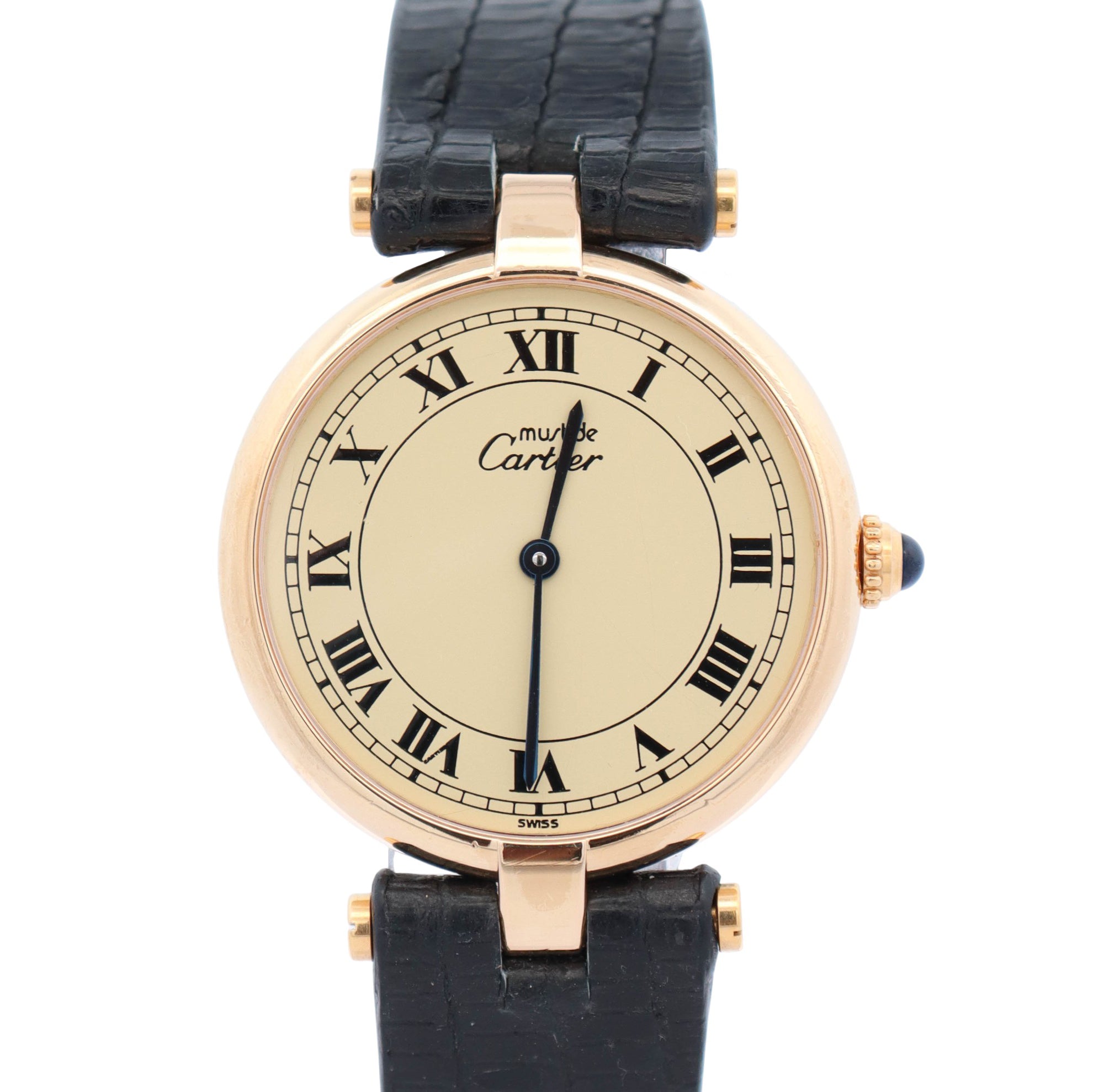Cartier Vendome 30mm Ivory Dial Watch Ref# 83978213
