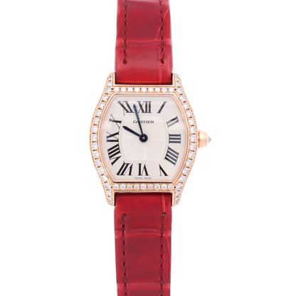 Cartier Tortue 30mm Silver Dial Watch Ref# WA501006