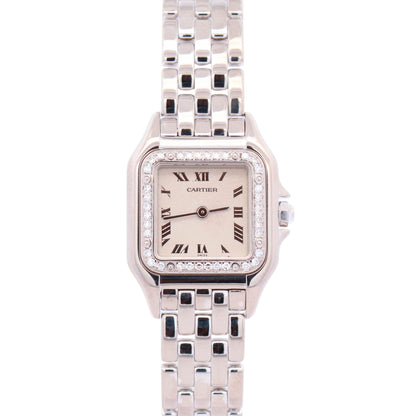 Cartier Panthere 17 mm Ivory Dial Watch Ref# WF3216F3 - Happy Jewelers Fine Jewelry Lifetime Warranty