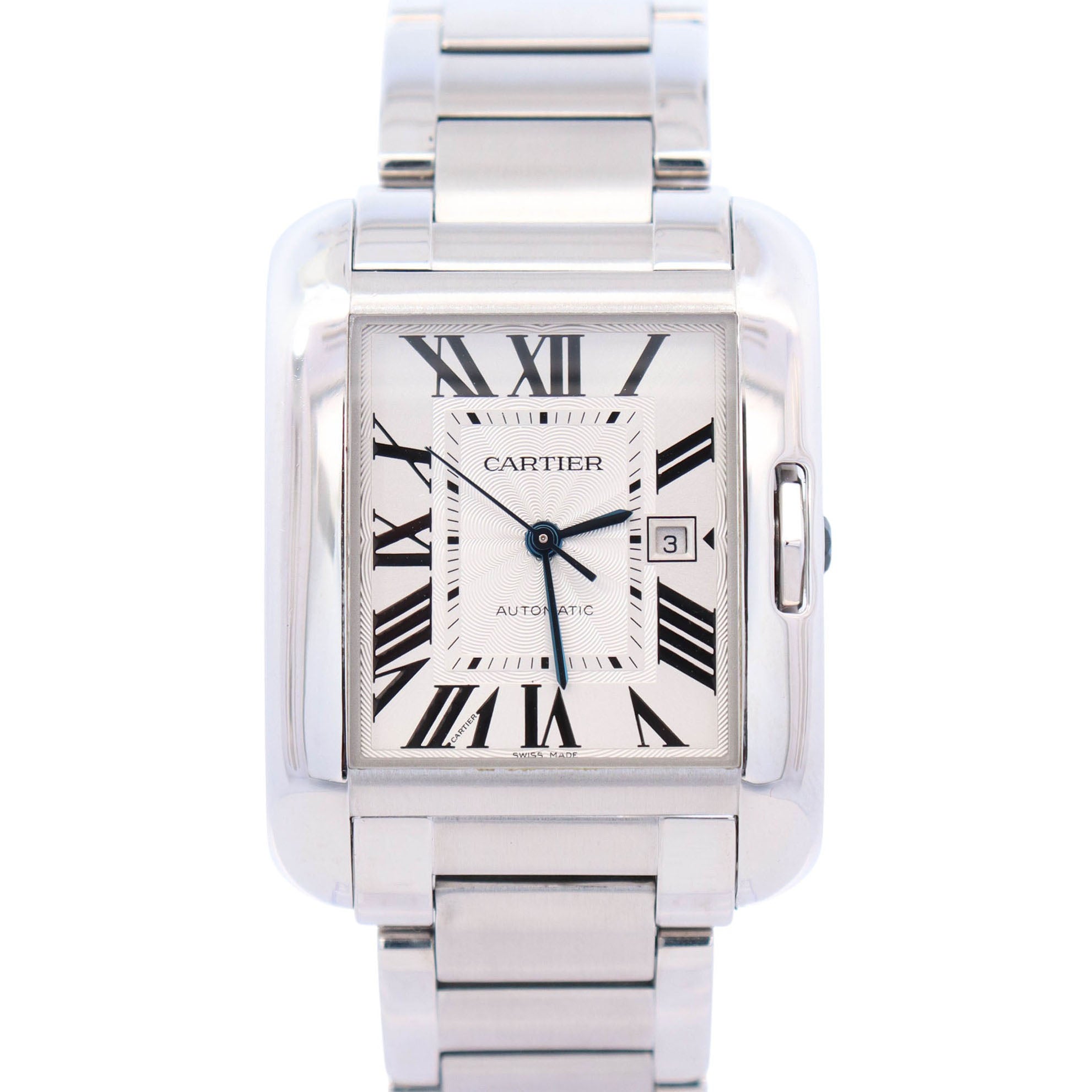 Cartier Tank Anglaise 29.8mm Ivory Dial Watch Ref# W5310009 - Happy Jewelers Fine Jewelry Lifetime Warranty