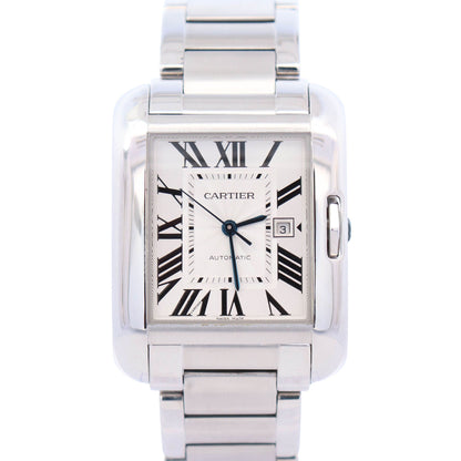 Cartier Tank Anglaise 29.8mm Ivory Dial Watch Ref# W5310009 - Happy Jewelers Fine Jewelry Lifetime Warranty