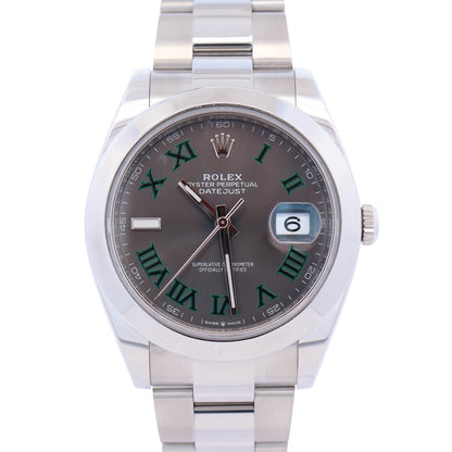 Rolex Datejust 41mm Grey Dial Watch Ref# 126300