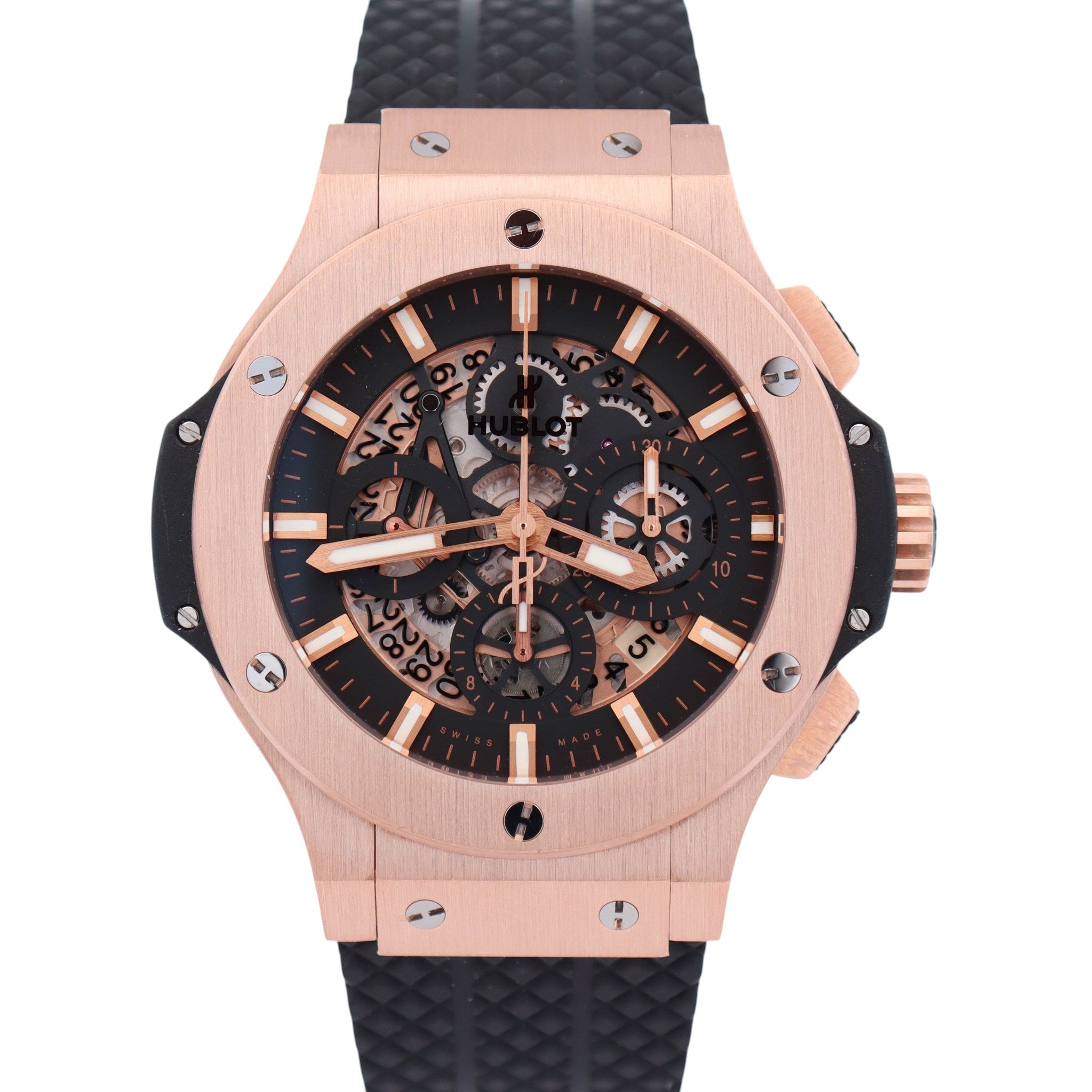 Hublot Big Bang 44mm Openwork Dial Watch Ref# 311.PX.1180.GR