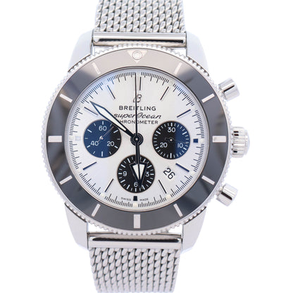 Breitling Superocean Heritage  44mm Silver Dial Ref# AB0162 - Happy Jewelers Fine Jewelry Lifetime Warranty