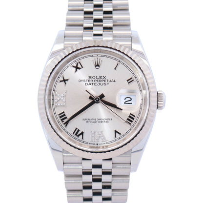 Rolex Datejust 36mm Silver Dial Watch Ref# 126234
