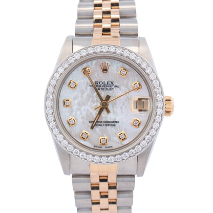 Rolex Datejust 31mm MOP Dial Watch Ref# 68273 - Happy Jewelers Fine Jewelry Lifetime Warranty