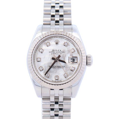 Rolex Datejust 26mm MOP Dial Watch Ref# 179174