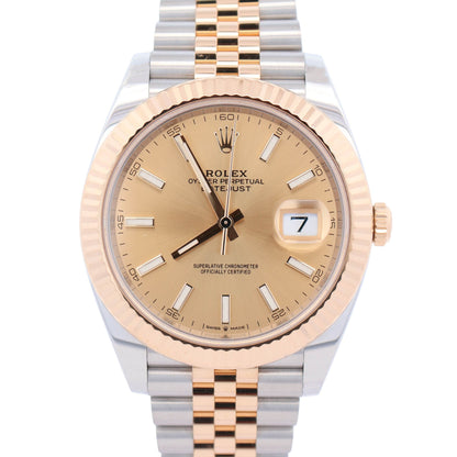 Rolex Datejust 41mm Champagne Dial Watch Ref# 126333 - Happy Jewelers Fine Jewelry Lifetime Warranty