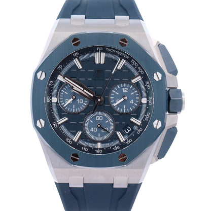 Audemars Piguet Royal Oak 44mm Blue Dial Watch Ref# 26420SO.OO.A029VE.01 - Happy Jewelers Fine Jewelry Lifetime Warranty