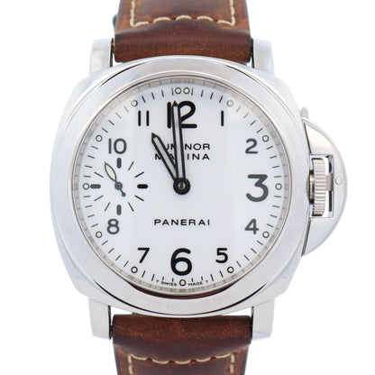 Panerai Luminor 44mm White Dial Watch Ref# PAM00113