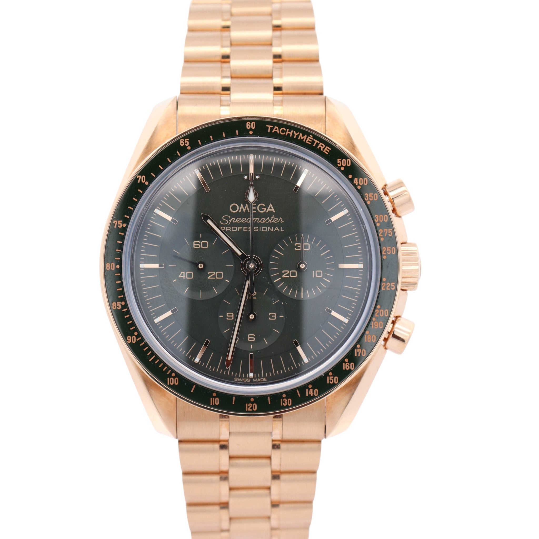 Omega Speedmaster 42mm Green Dial Watch Ref# 310.60.42.50.10.001