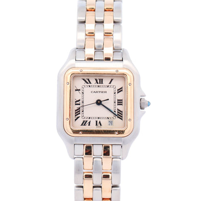 Cartier Panthere 36mm Ivory Roman Dial Watch Ref# W25028B6