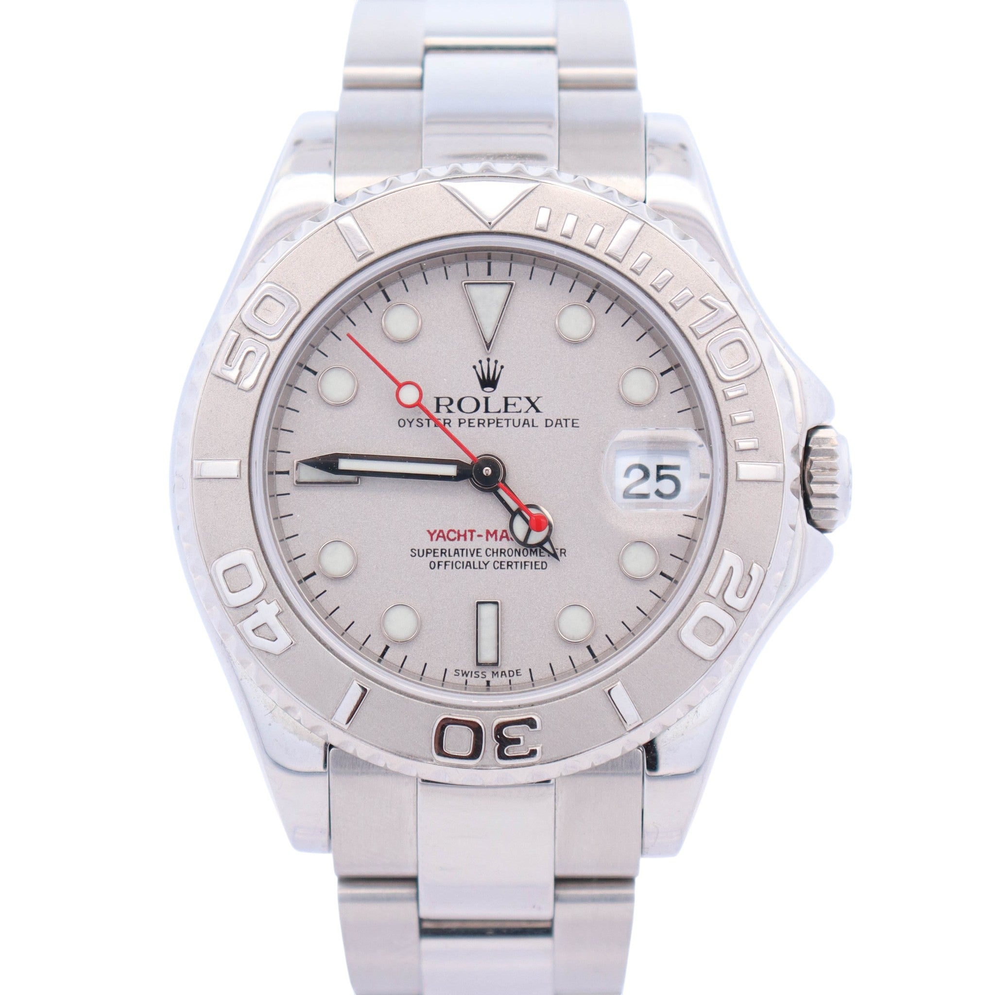 Rolex Yacht-Master 40mm Silver Dial Watch Ref# 16622