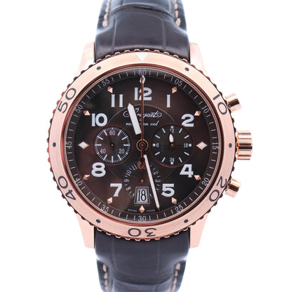 Breguet Transatlantique 43mm Brown Dial Watch Ref# 3810R