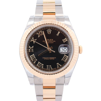 Rolex Datejust 41mm Black Dial Watch Ref# 116333