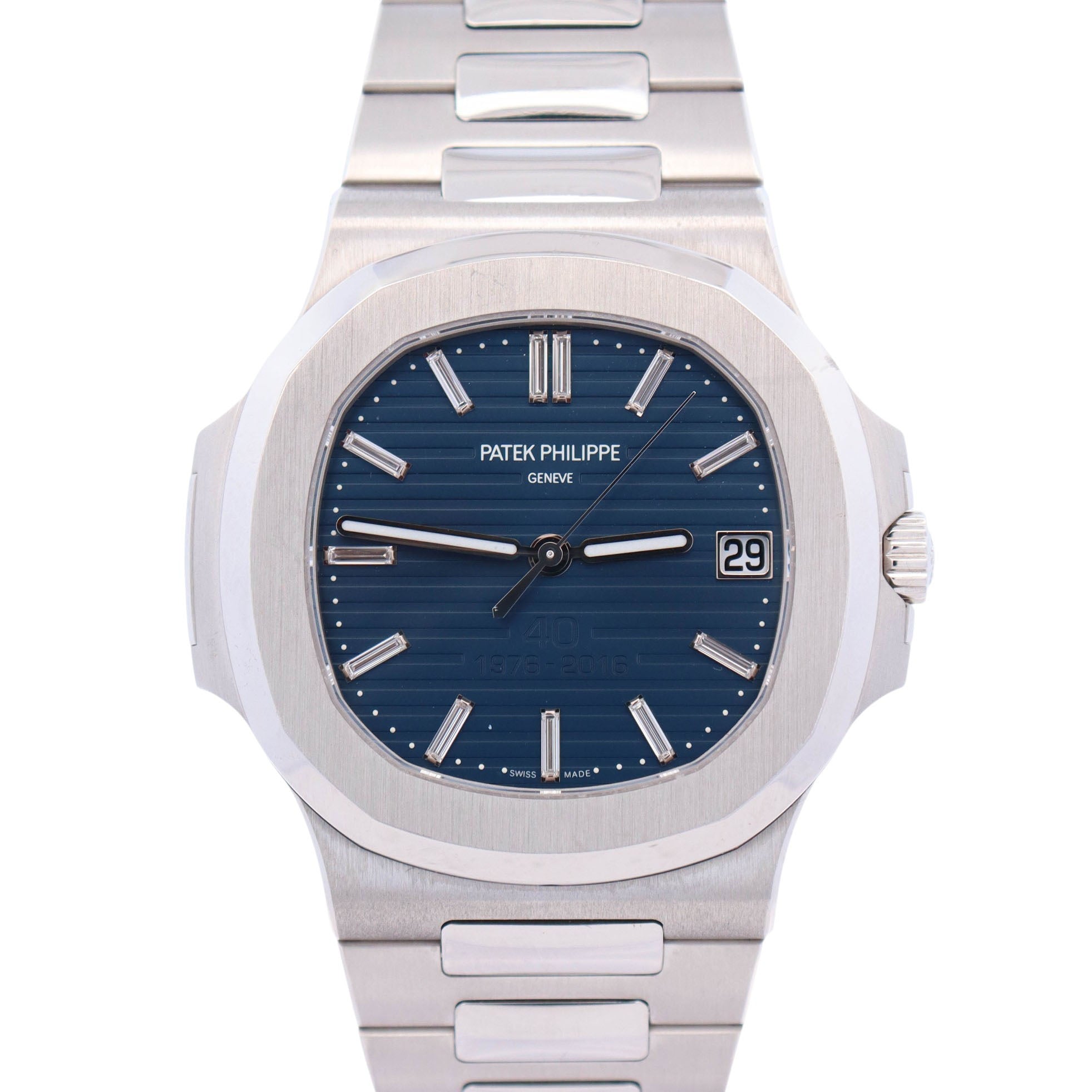 Patek Philippe Nautilus 40mm Blue Dial Watch Ref# 5711/1P-001