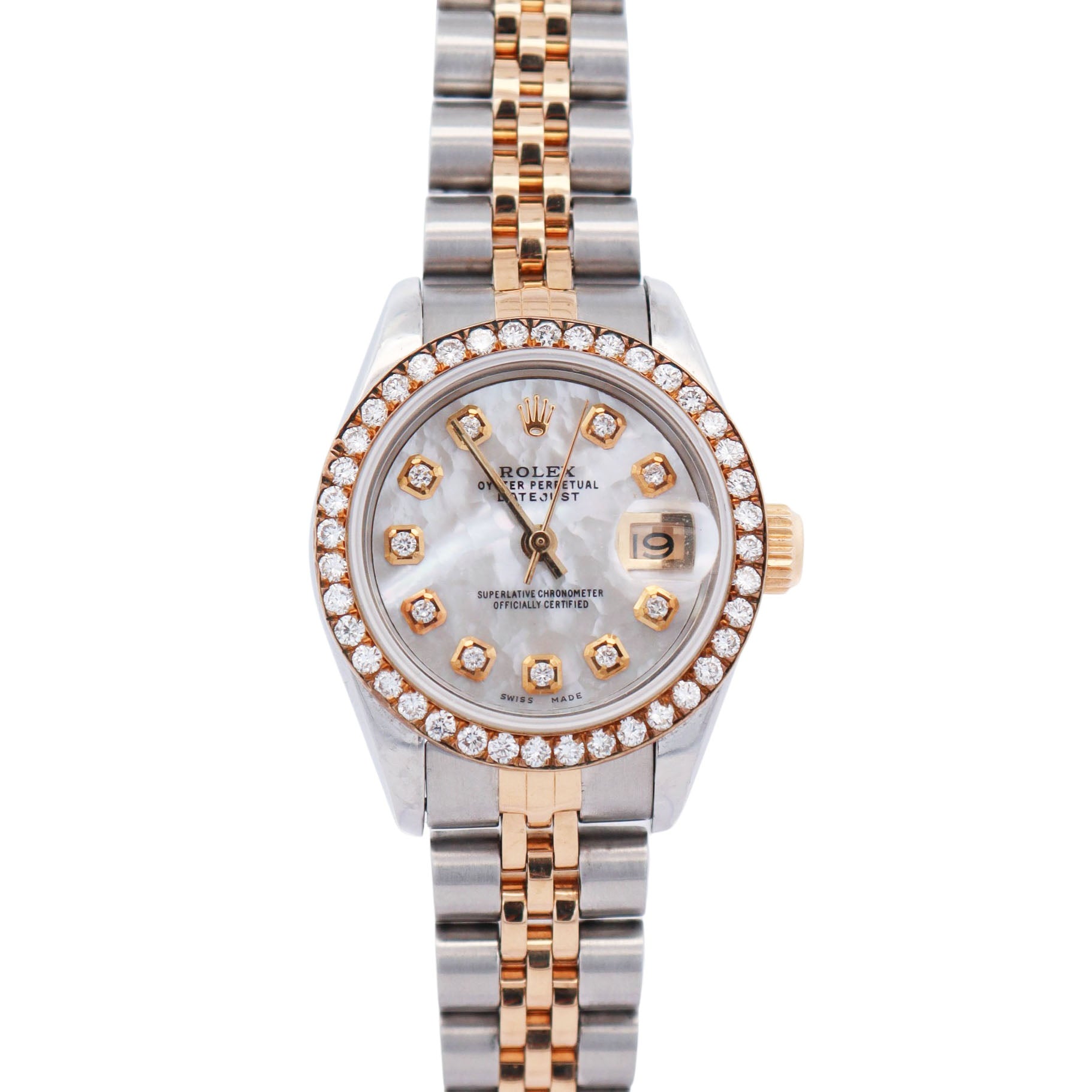 Rolex Datejust 26mm MOP Dial Watch Ref# 69173