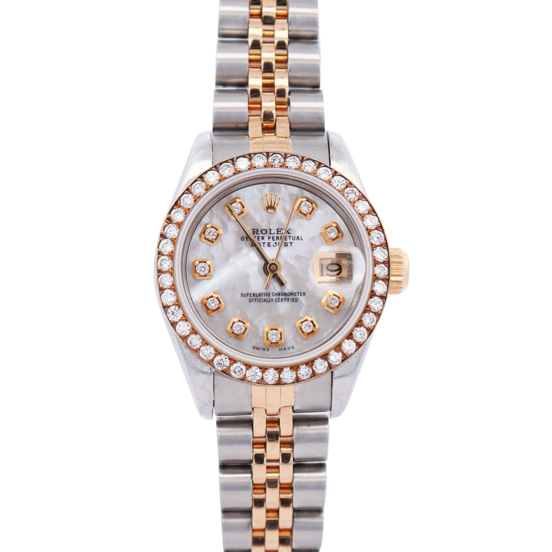 Rolex Datejust 26mm MOP Dial Watch Ref# 69173 - Happy Jewelers Fine Jewelry Lifetime Warranty