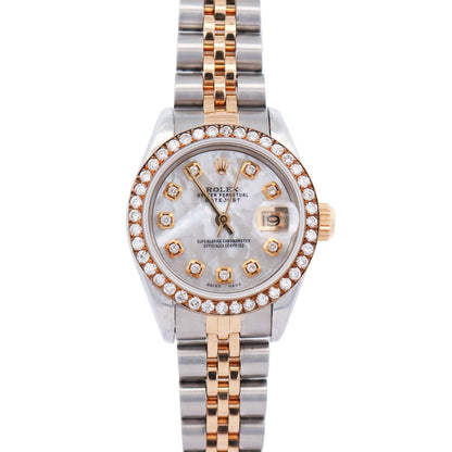 Rolex Datejust 26mm MOP Dial Watch Ref# 69173 - Happy Jewelers Fine Jewelry Lifetime Warranty