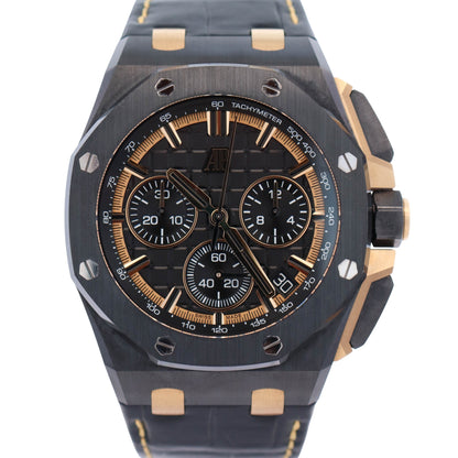 Audemars Piguet Royal Oak Offshore 43mm Black Chronograph Dial Watch Ref# 26420CE.OO.A127CR.01