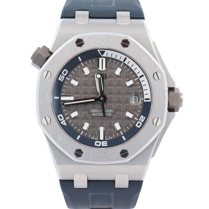 Audemars Piguet Diver 42mm Grey Dot Dial Watch Ref# 15720ST.OO.A009CA.01