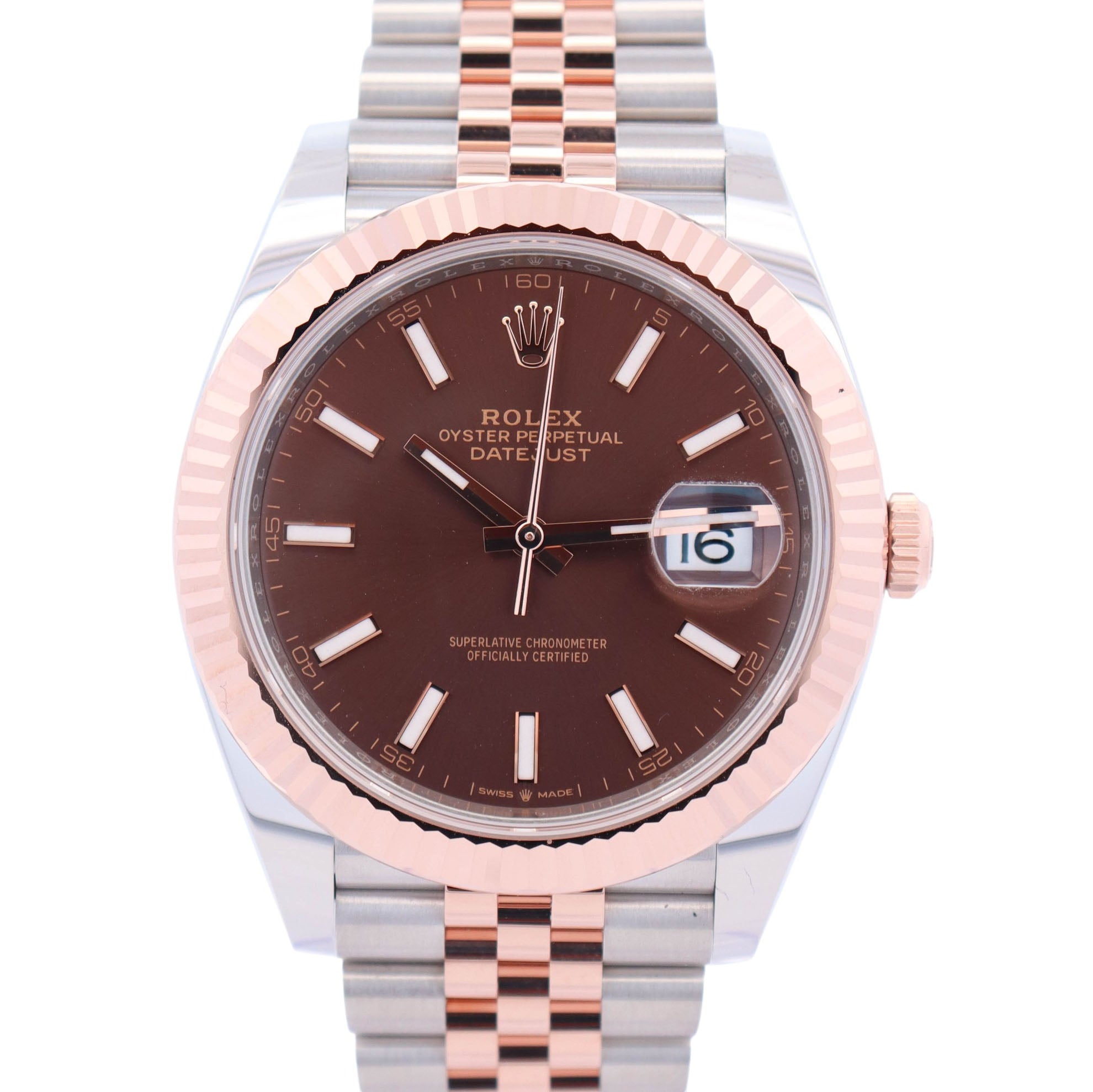 Rolex Datejust 41mm Chocolate Dial Watch Ref# 126331 - Happy Jewelers Fine Jewelry Lifetime Warranty
