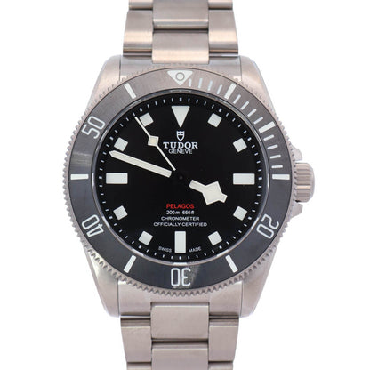 Tudor Pelagos 39mm Black Dial Watch Ref# 25407N - Happy Jewelers Fine Jewelry Lifetime Warranty