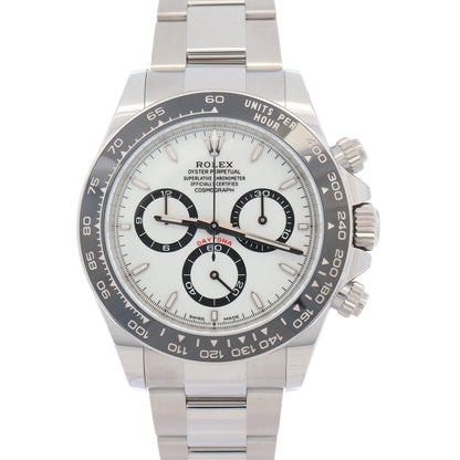 Rolex Daytona 40mm White Dial Watch Ref# 126500LN
