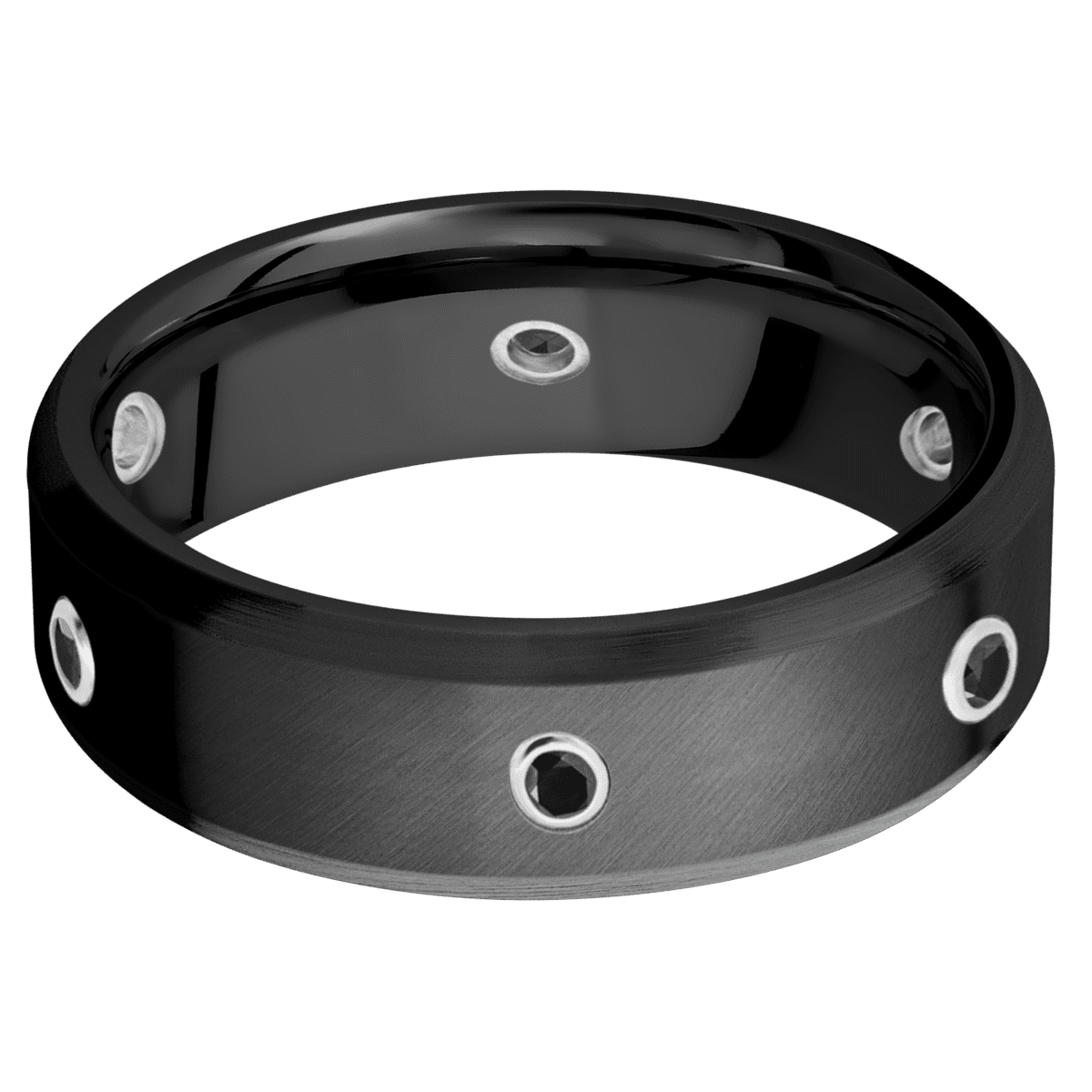 Zirconium + Anglesatin , Satin Finish - Happy Jewelers Fine Jewelry Lifetime Warranty