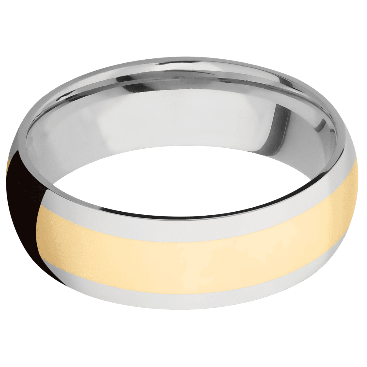 14K White Gold + Polish Finish