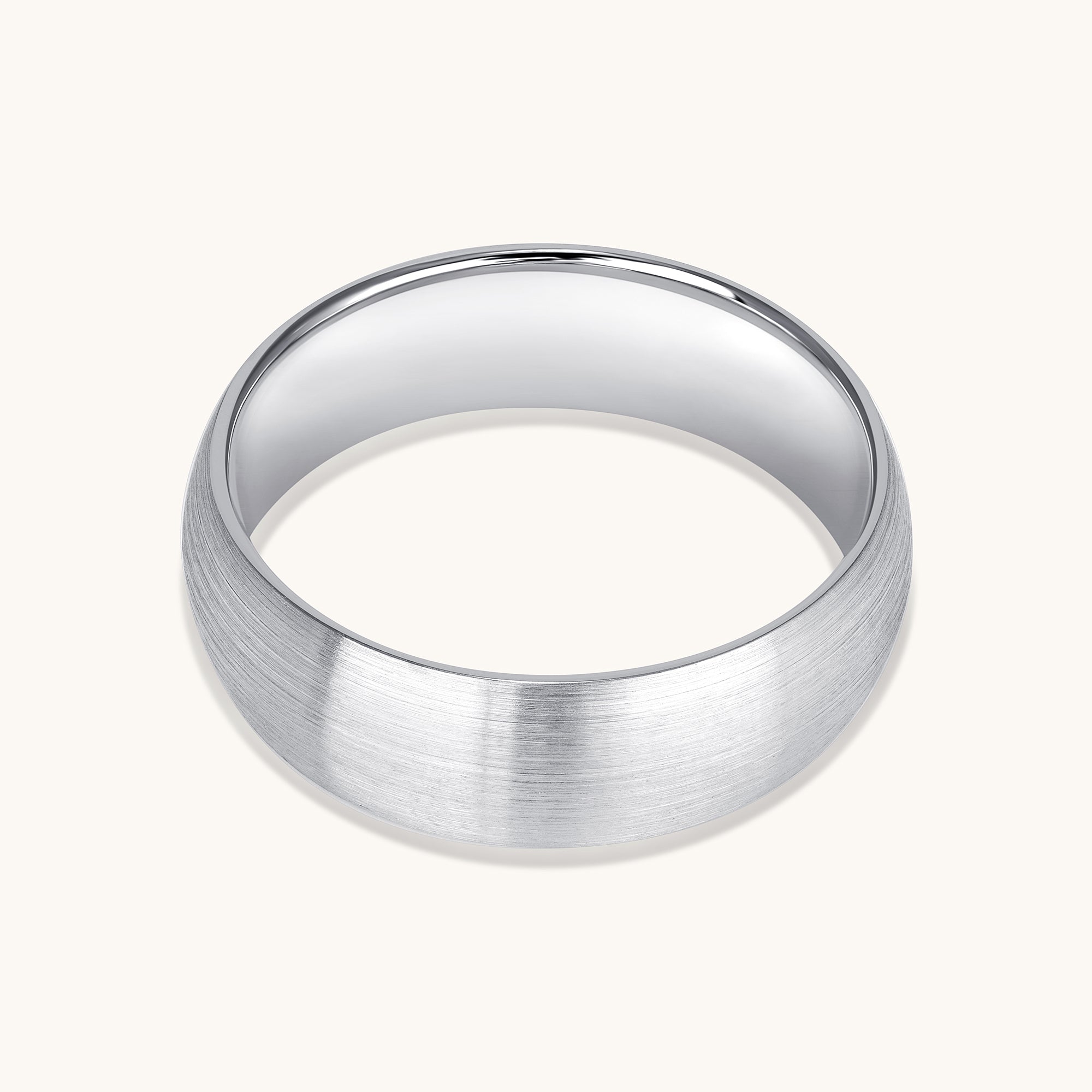 The Brushed Comfort Fit Gold Wedding Band - Happy Jewelers Fine Jewelry Lifetime Warranty