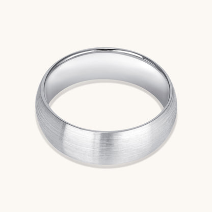 The Brushed Comfort Fit Gold Wedding Band - Happy Jewelers Fine Jewelry Lifetime Warranty