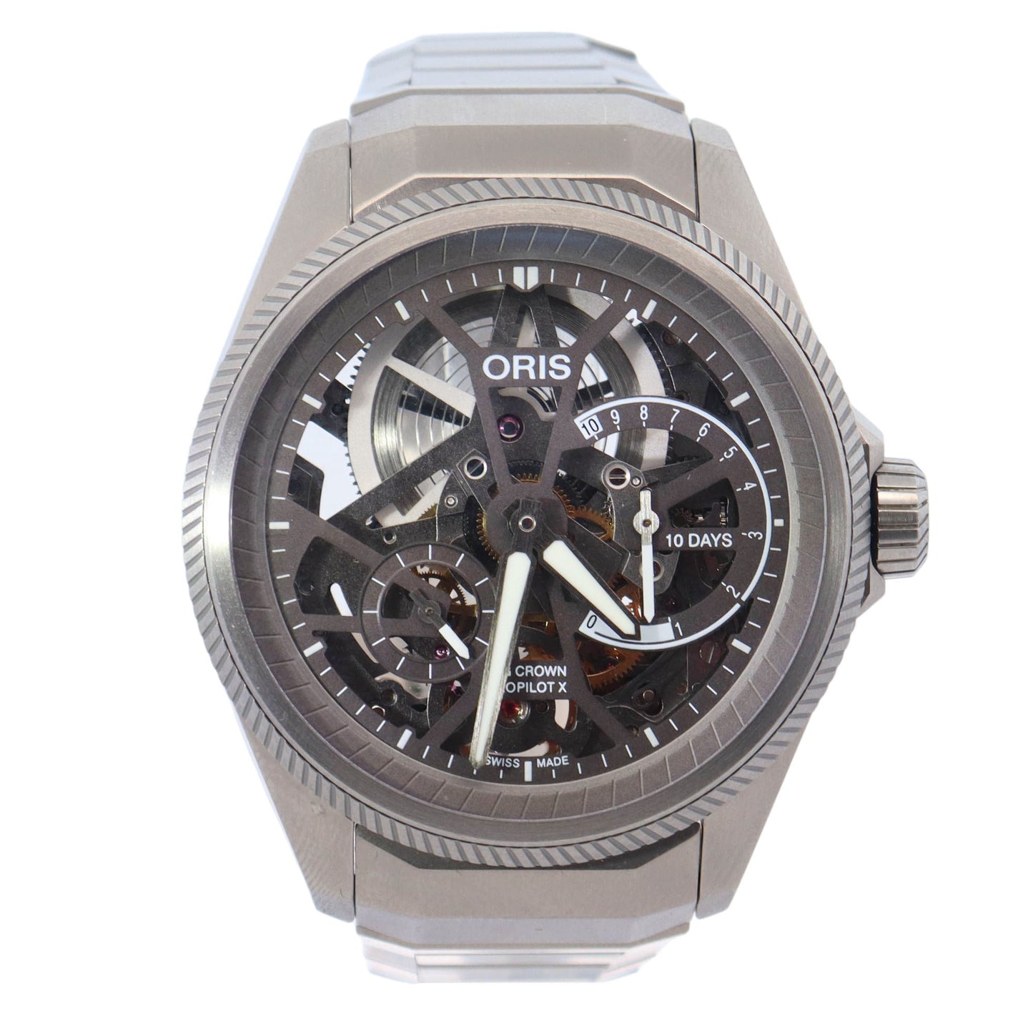 Oris Big Crown ProPilot Titanium 44mm Skeleton Dial Watch Reference# 01 115 7759 7153 - Happy Jewelers Fine Jewelry Lifetime Warranty